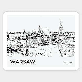 Warsaw Poland Sticker